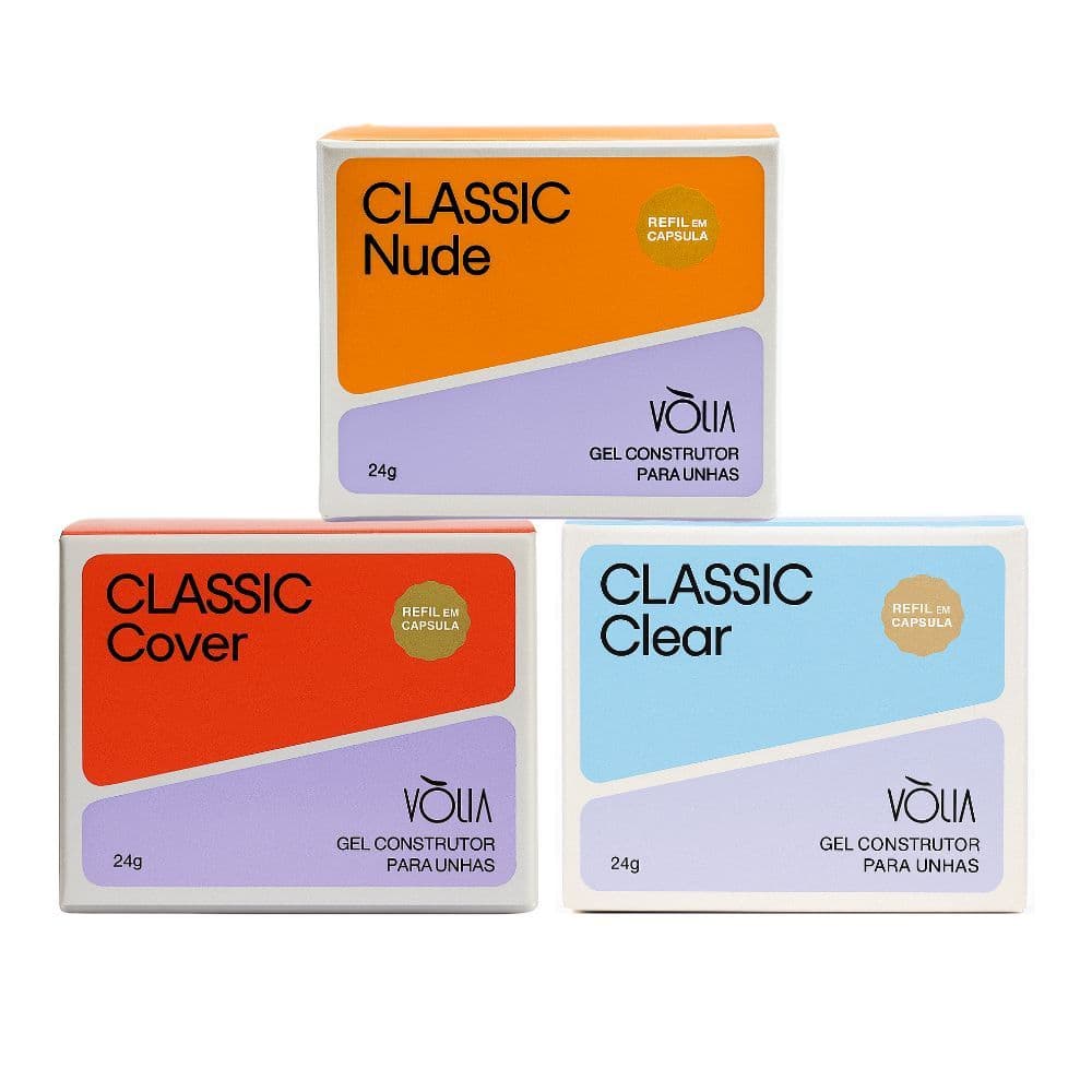 Refil Capsula Refil Blister Gel Classic - 24g - Volia