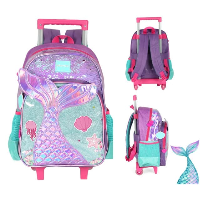 MOCHILA CARRINHO SEREIA LILAS