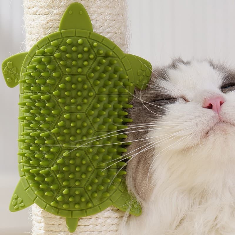 Arranhador e Massageador para Gatos, Dispositivo para Arranhar e Esfregar, Arranhador para Gatos Pernas e Cantos de