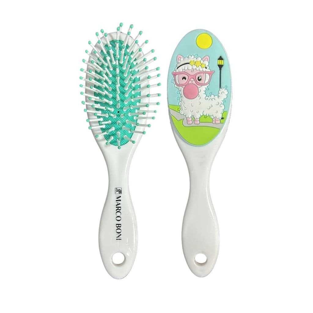 Escova Cabelo Infantil Pequena Zoo Mania Baby 3D Marco Boni
