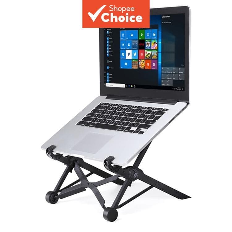 NEXSTAND Suporte portátil dobrável ajustável para notebook/laptop, compatível com: mais de 11,6 polegadas (preto)