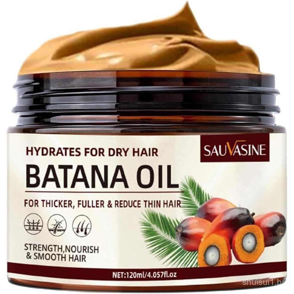 Óleo de Batana Cru para Crescimento Capilar, Óleo de Batana Natural Puro, Pasta de Óleo de Batana Orgânico Não Refinado