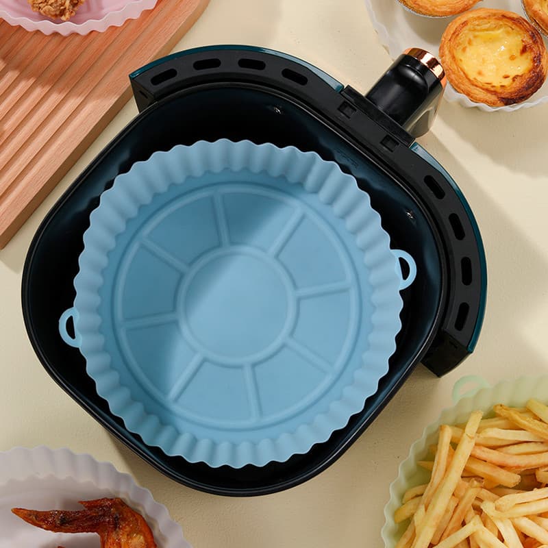 Fritadeira de ar Assadeira de Silicone de qualidade alimentar Almofada de drenagem de óleo separadora de graxa Bandeja d