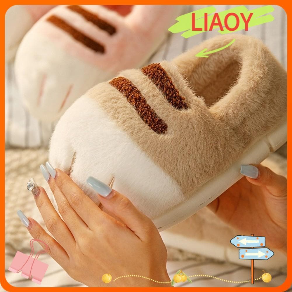 LIAOYING 1 Par De Chinelos Para Gatos , Slides Fofos De Salto Fechado Quente , E Adoráveis Com Garras De Animais Antider