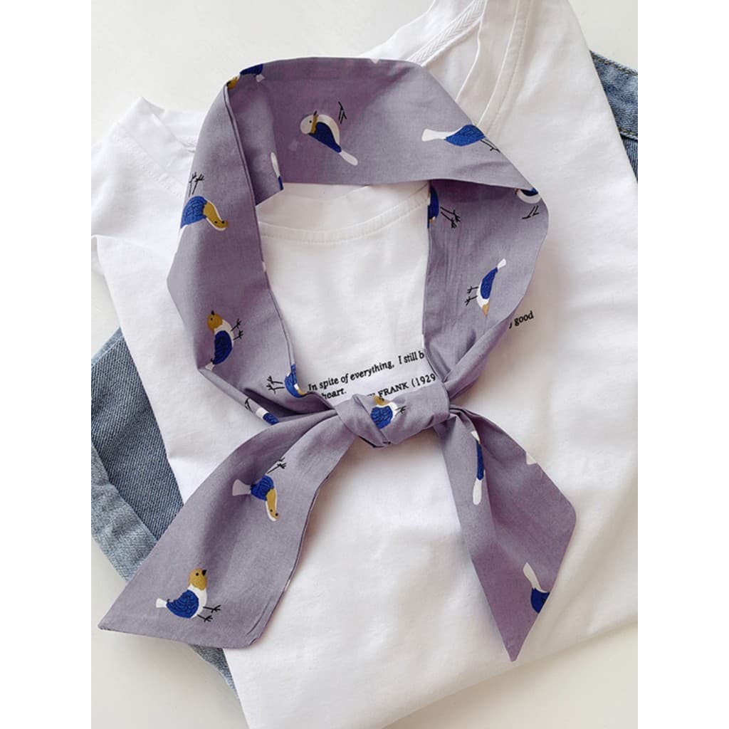 Outono puro algodão estreito longo pequeno lenço de seda camiseta lenço decorativo lenço de pulso faixa de cabelo fita r