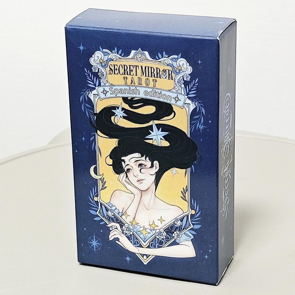 Baralho De Tarô Com Espelho Secreto , 10.3 * 6cm , 78 Peças , Cartas Modernas Energia De Cura Para Iluminar A Vida , Som