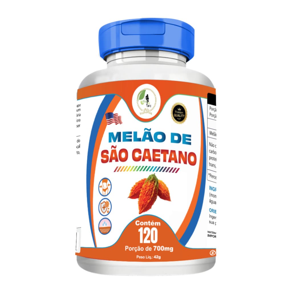 Melão De São Caetano 120 Cápsulas -  Fits Life