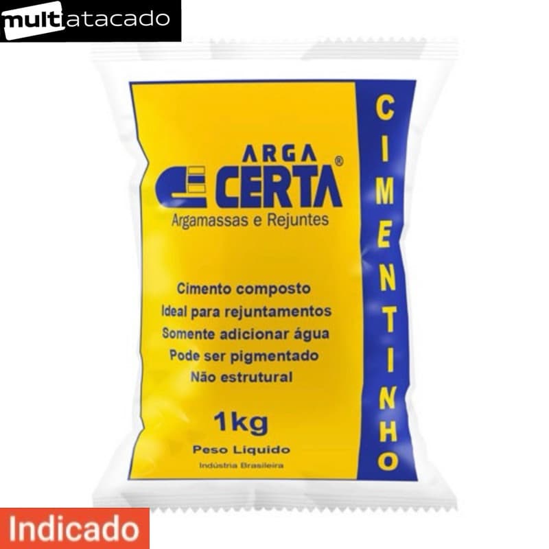 Cimento Branco  Artesanatos E Bloco De Vidro Cimento Branco Cimentinho Sampaflex Cimento Branco Saco
