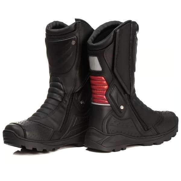 Bota Coturno Motociclista Moto Speed Alta Couro Legitimo Acero