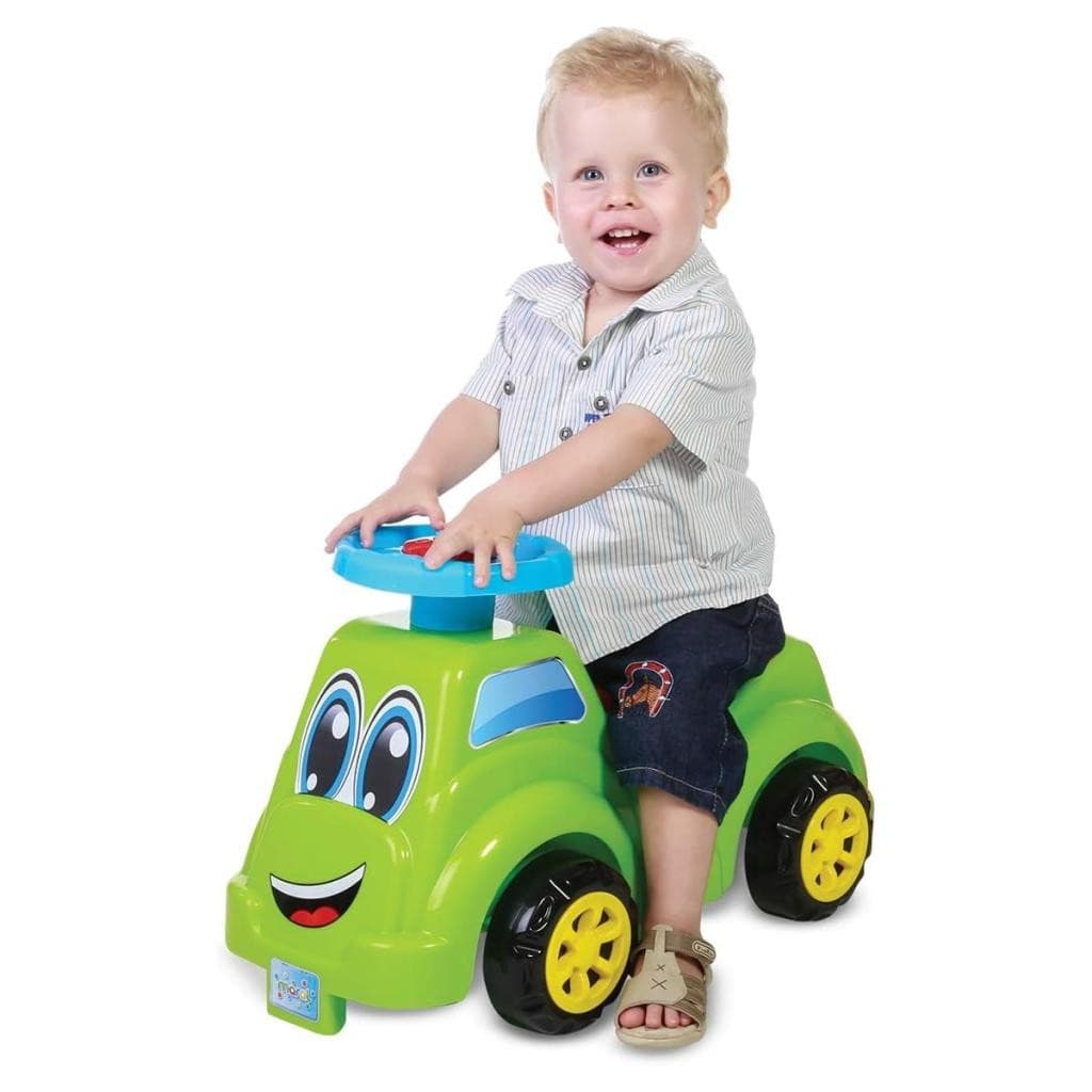 Carrinho Baby Ride Colorido Brinquedo Infantil Passeio Criança Menino Menina Divertido