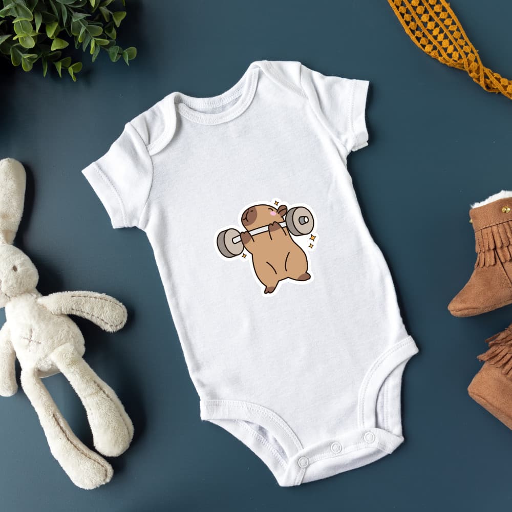 Body Algodão Bebê Reborn Capivara Roupa Bodie Recém-nascido