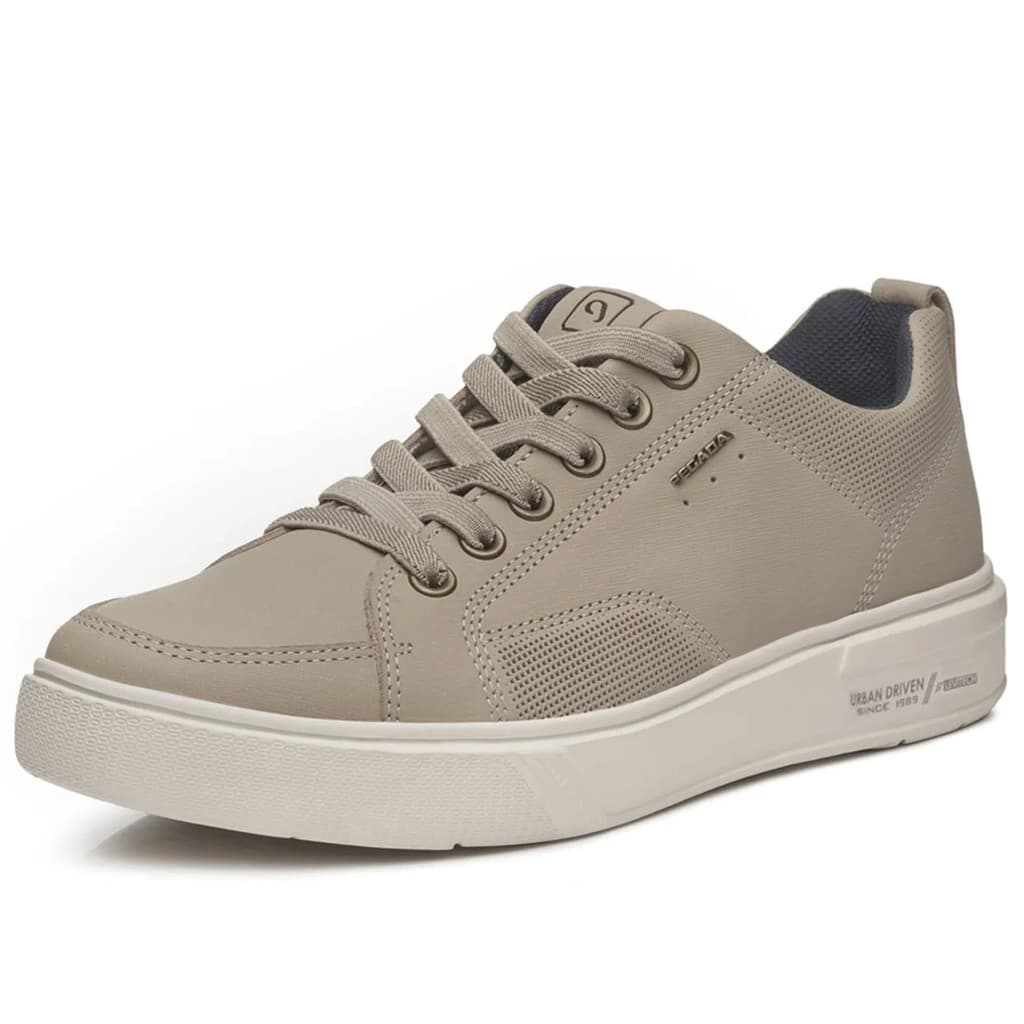 Sapatenis Masculino Levitech Couro Conforto Moderno Pegada