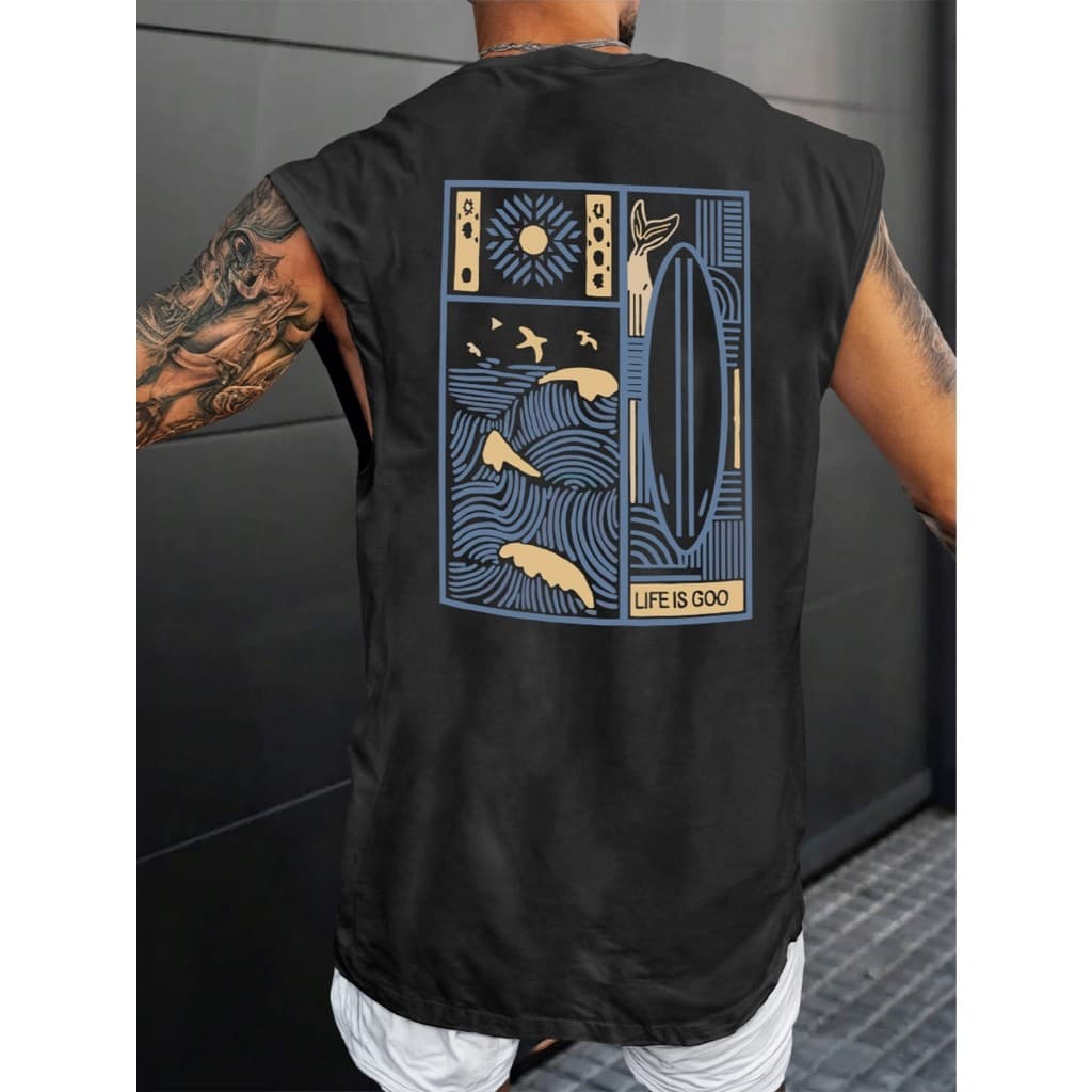 Regata Oversized Masculina Camisa Summer Cavada Prancha Surf