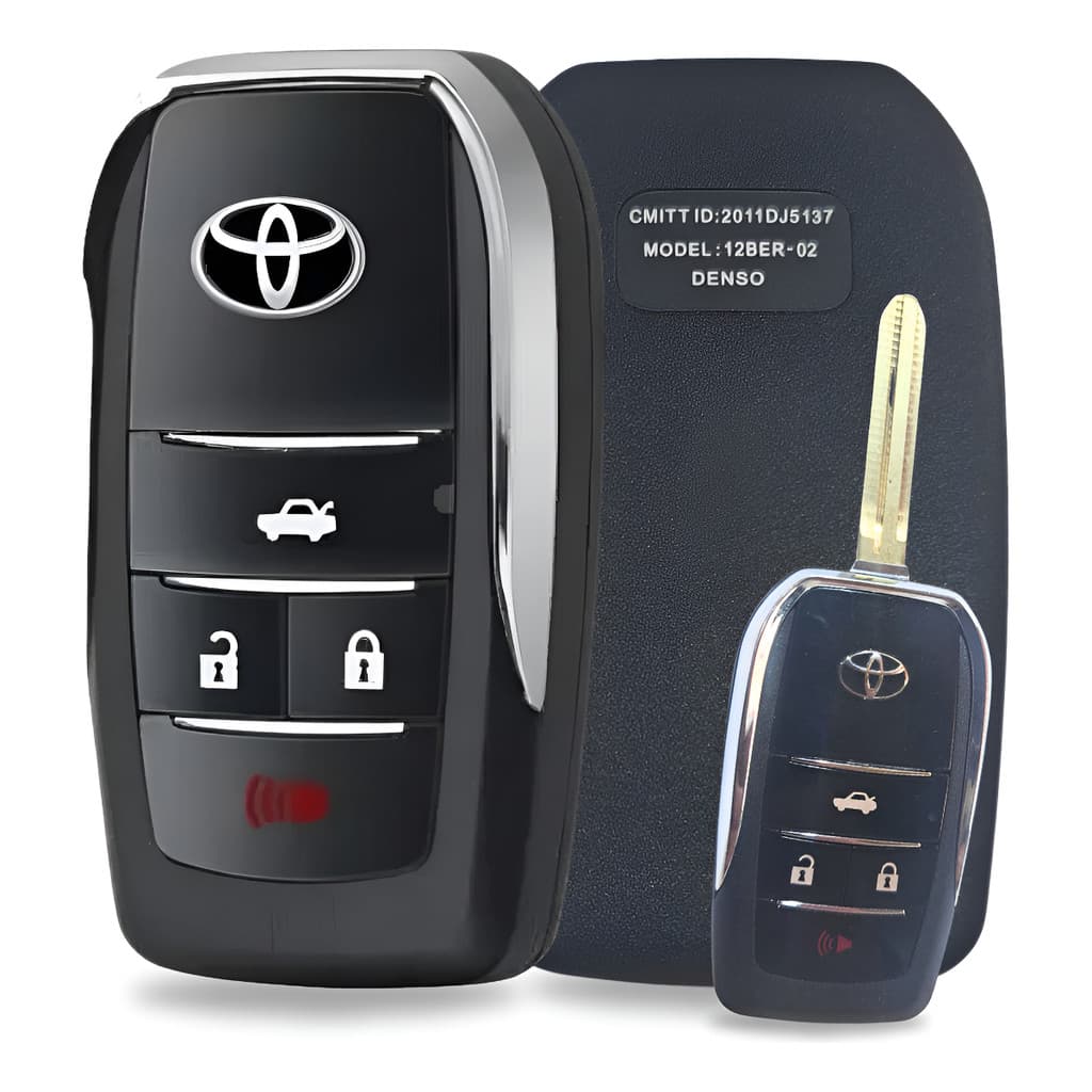 Chave Canivete Toyota Hilux Etios E Sw4 2006 A 2015 4 Bts