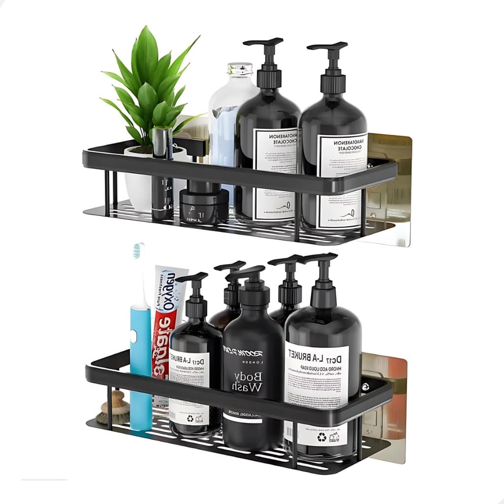 Suporte Organizador De Shampoo Prateleiras De Banheiro Sem Furo Box