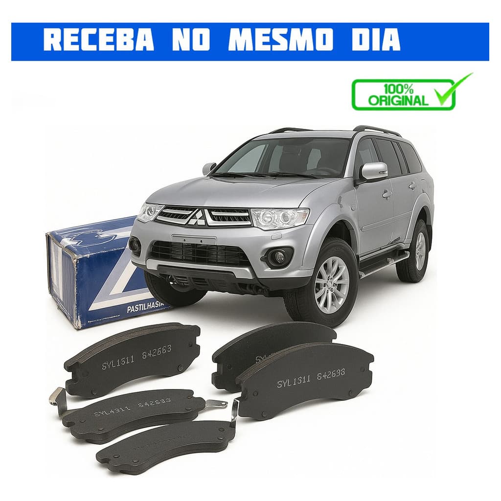 Pastilha De Freio Dianteira Mitsubishi Pajero Sport 2.5 V6
