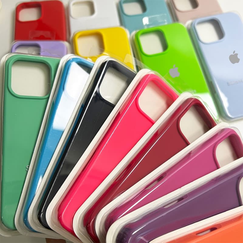 Silicone Case para iPhone: Capa compatível com XS, XR, 11, 12, 13, 14 e 15 Pro Max