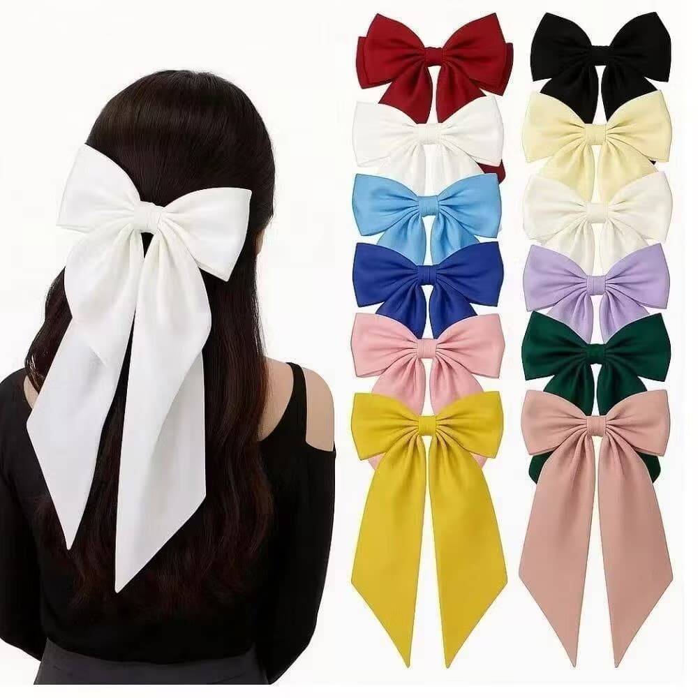 Laço Cabelo Grande Presilha Moda Lindos