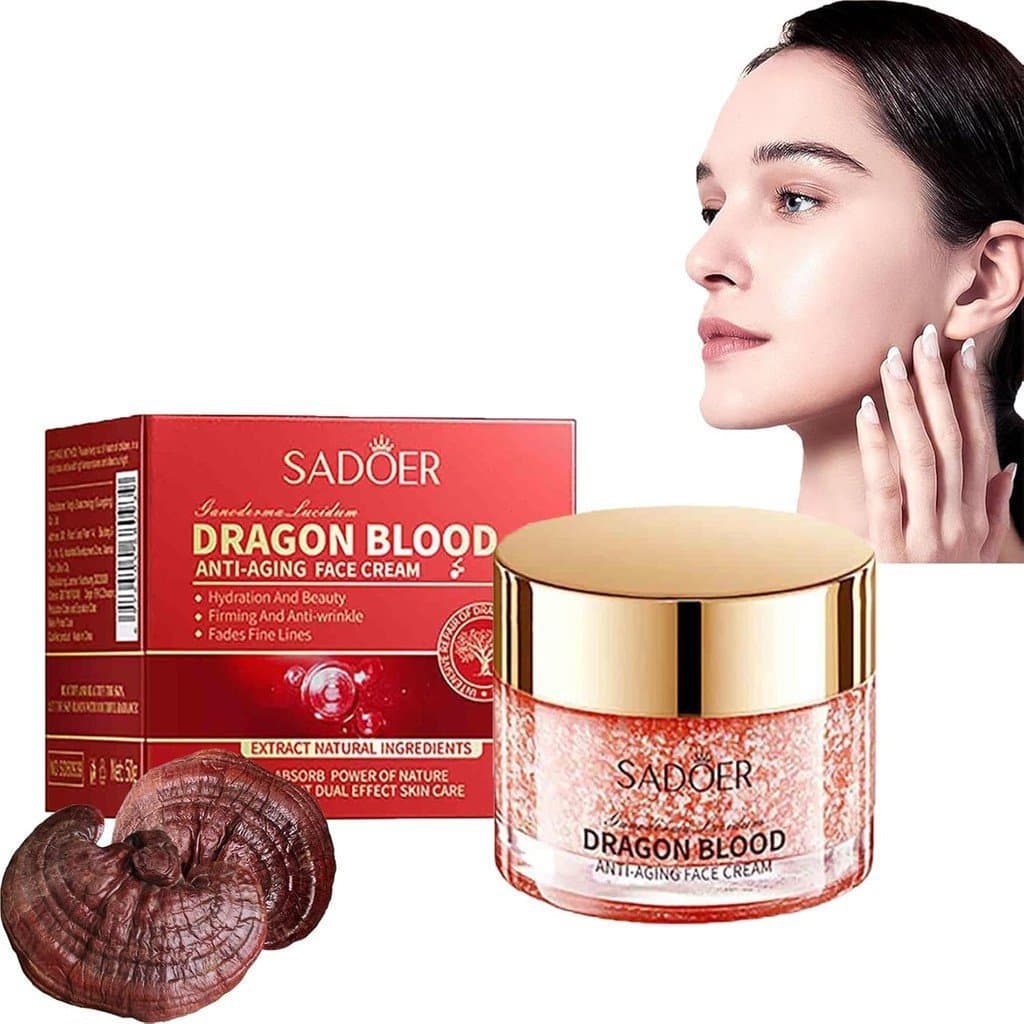 Creme Facial Antienvelhecimento de Sangue de Dragão, Creme Suavizante de Rugas, Creme Hidratante Rejuvenescedor com Reti