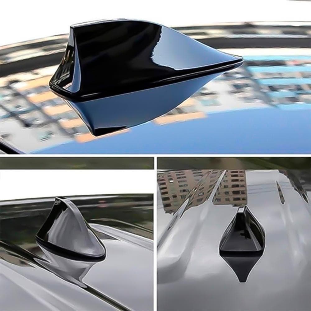 Antena Shark Barbatana Tubarão Universal Esportiva 6.0dB Rádio AM/FM Compatível Com Vários Carros