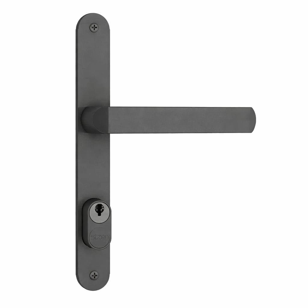 Fechadura Stam Estreito 401/07 Serralheiro Externo Preto