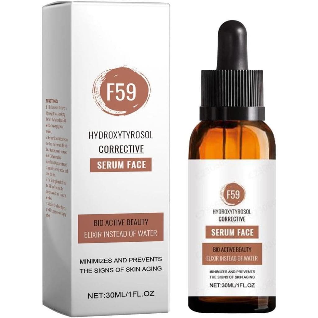 Sérum Facial Corretivo e Firmador, Cuidado da Pele com Hidroxitirosol, Hidratante Facial para Mulheres, Reduz a Flacidez
