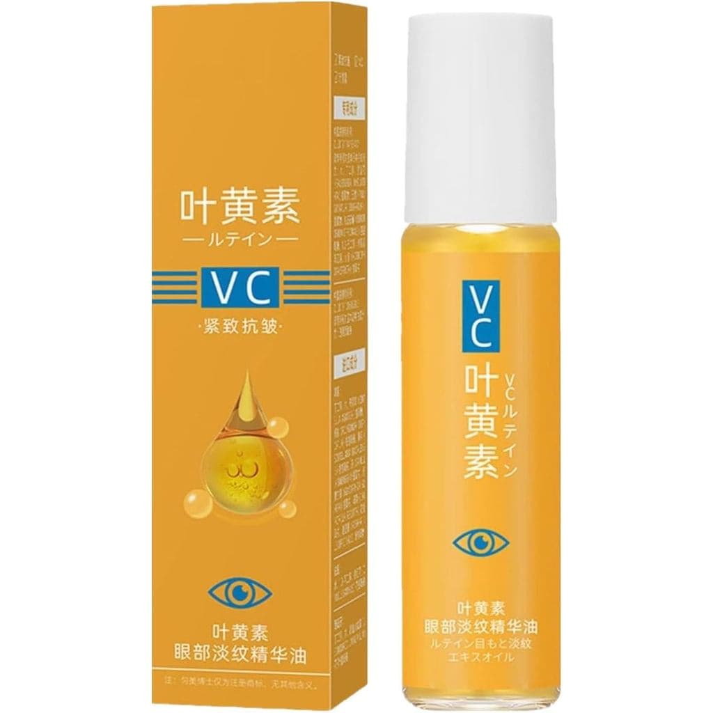 Óleo Essencial para os Olhos com Luteína, Sérum Antirrugas para os Olhos com Luteína e Vitamina C, Creme Hidratante, Mel
