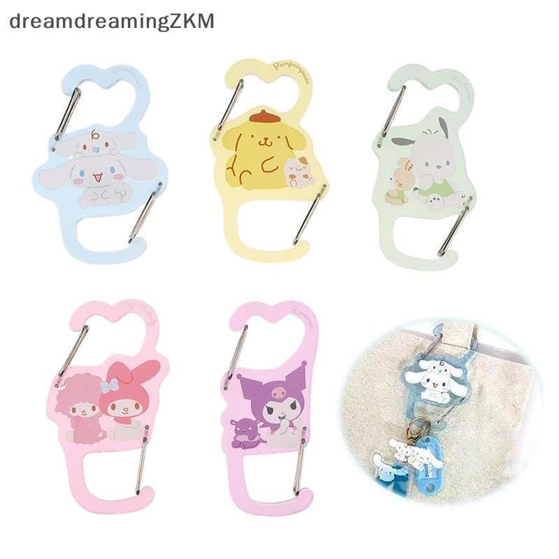 [Dreaming] Chaveiro De Pressão De Acrílico De Personagem Sanrio Desenho Animado Kuromi Mymelody Cinnamoroll Kawaii Anime