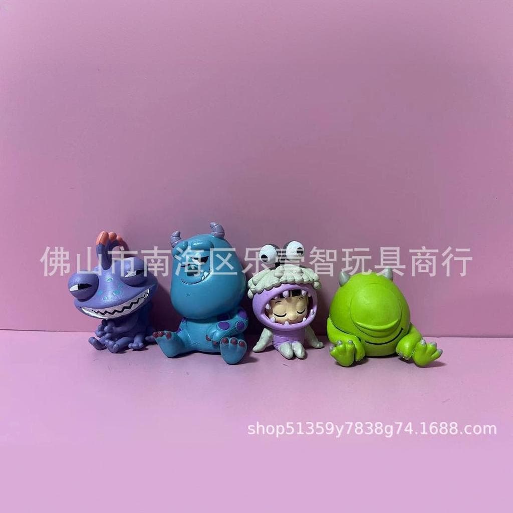 Novo Brinquedo de Coleção: Boneco Gashapon Monstro de Olhos Grandes da Universidade de Monstros da Cartoon Monsters Elec