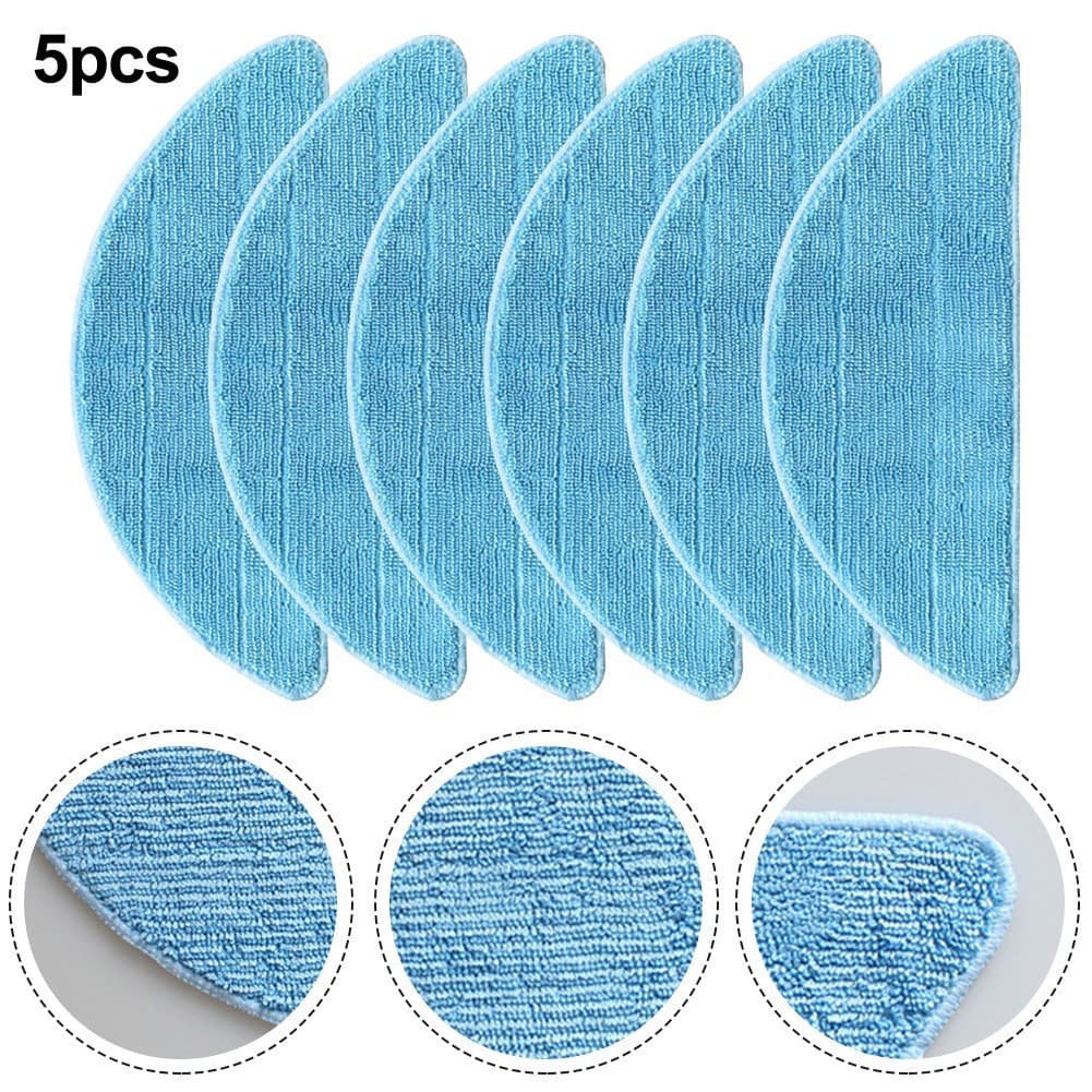 Conjunto de 5 peças adequado para o aspirador robô Kabum Smart 700/500, pano de limpeza lavável.