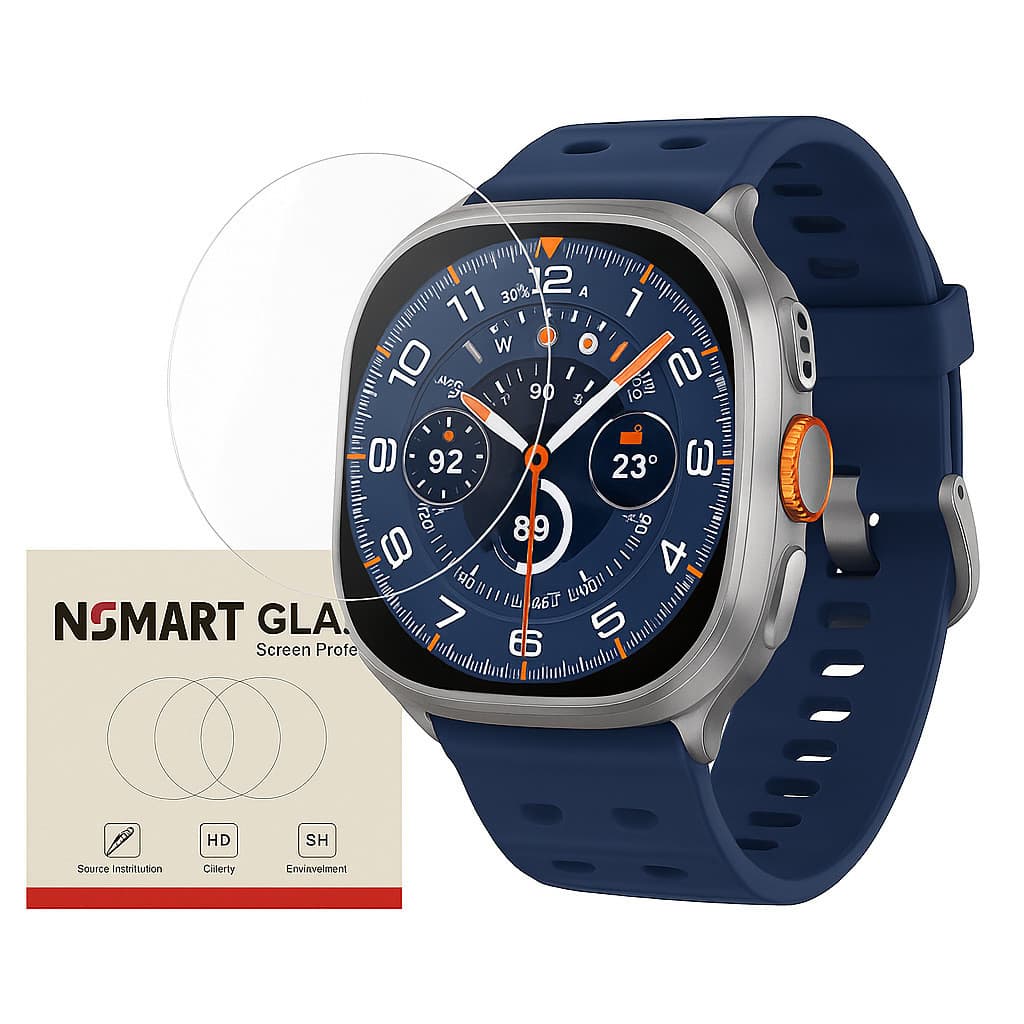 2x Película De Vidro Compatível Com Galaxy Watch 8  ULTRA 2025