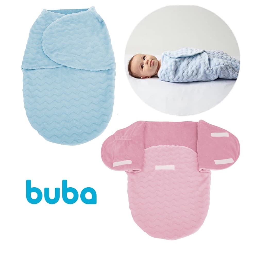 Saco De Dormir Bebê Super Soft Buba Enxoval Cueiro Cobertor