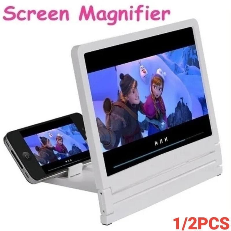 Amplificador de Tela para Celular, Amplificador de Vídeo e Filme 3D HD com Design Dobrável