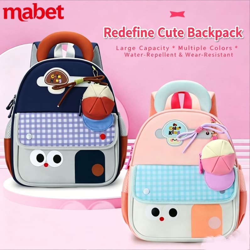 Nova mochila escolar de jardim de infância/Mini mochila de desenho animado/mochila leve de armazenamento infantil