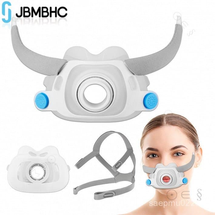 Almofada de Substituição para Máscara CPAP Resmed AirFit F40, Acessórios de Máscara Facial Completa, Silicone Macio (M/L