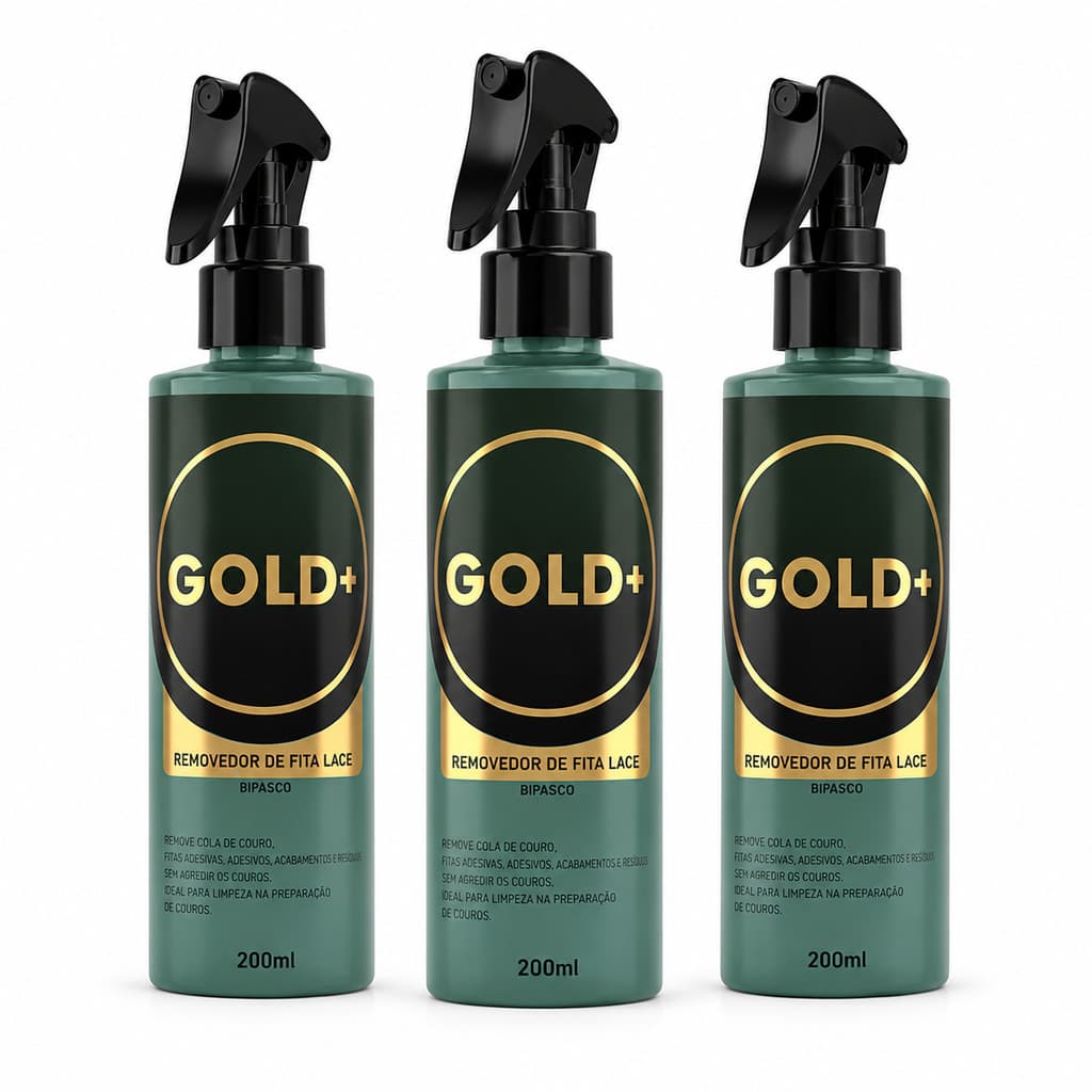 Removedor Cola Gold+ Prótese Capilar Lace Mega Hair 200ML