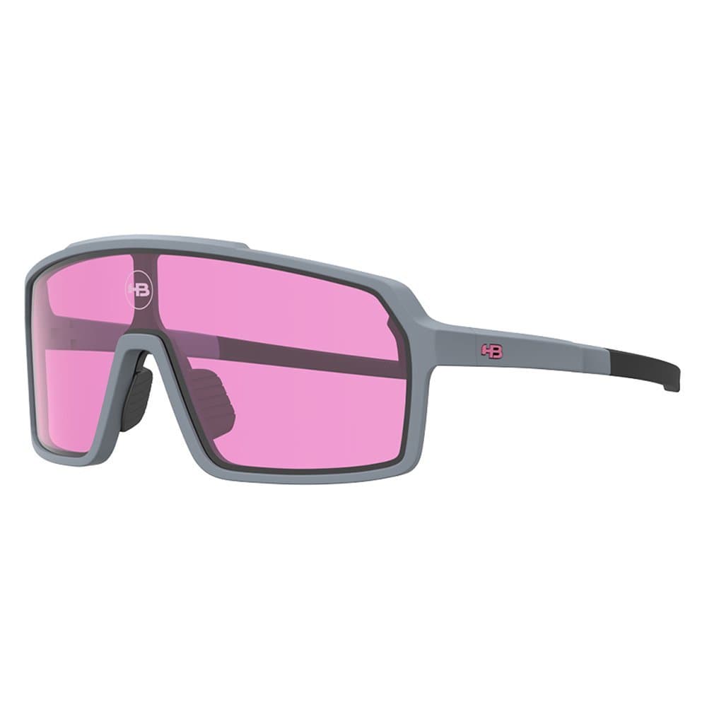 Óculos Ciclismo Corrida HB Grinder Matte Moonstone/ Nose M Black Pink