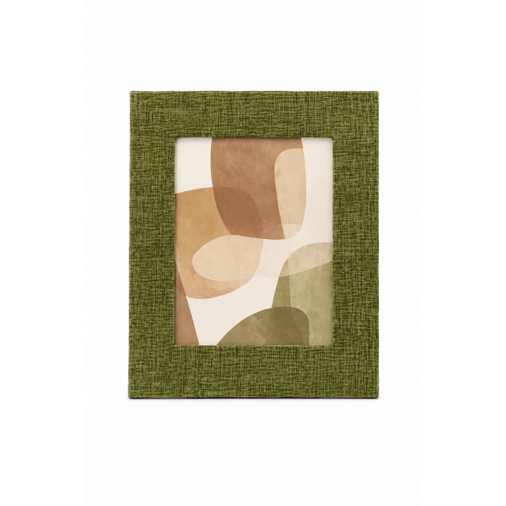Porta Retrato MDF C/ Revest. Veludo - Verde - 20x25cm - Mart