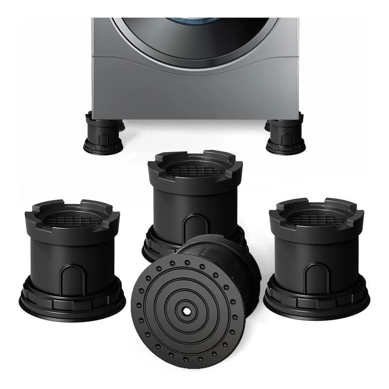4pc Base Suporte Ajustável Máquina De Lavar Geladeira Fogão