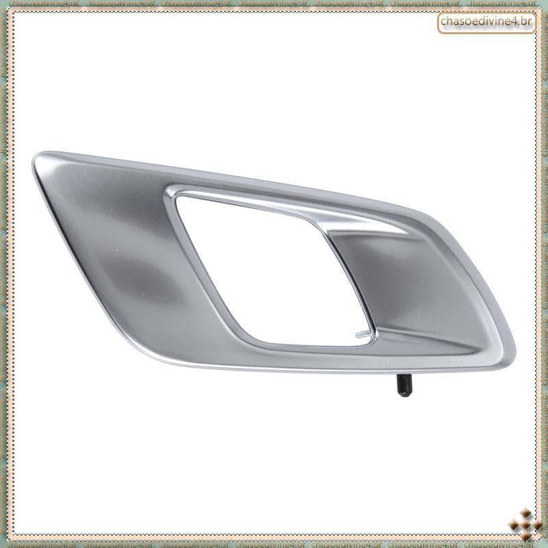[Ykr] Maçaneta Interna Da Porta Do Carro Para Ranger 2012-2021 Everest 2015 BT50 2012-2019 Cinza Prateado