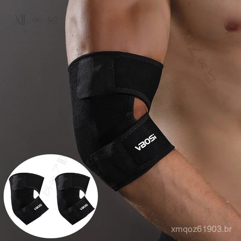 1PCS Suporte de Cotovelo Ajustável e Respirável em Neoprene para Alívio da Artrite, Confortável para Esportes e Fitness,