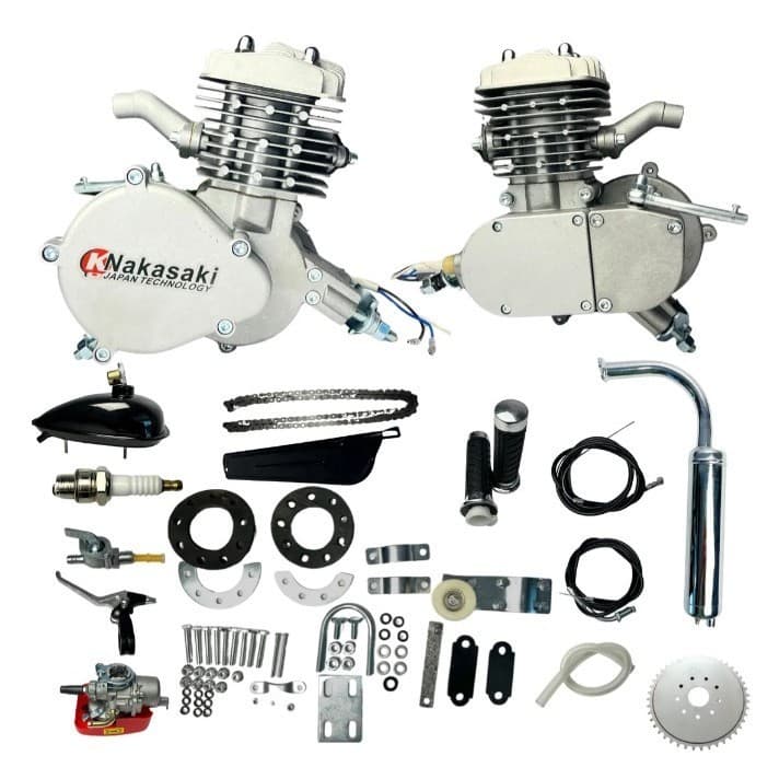 Kit Completo Motor Para Bicicleta Motorizada 80cc nakasaki - Alta Performace e Qualidade