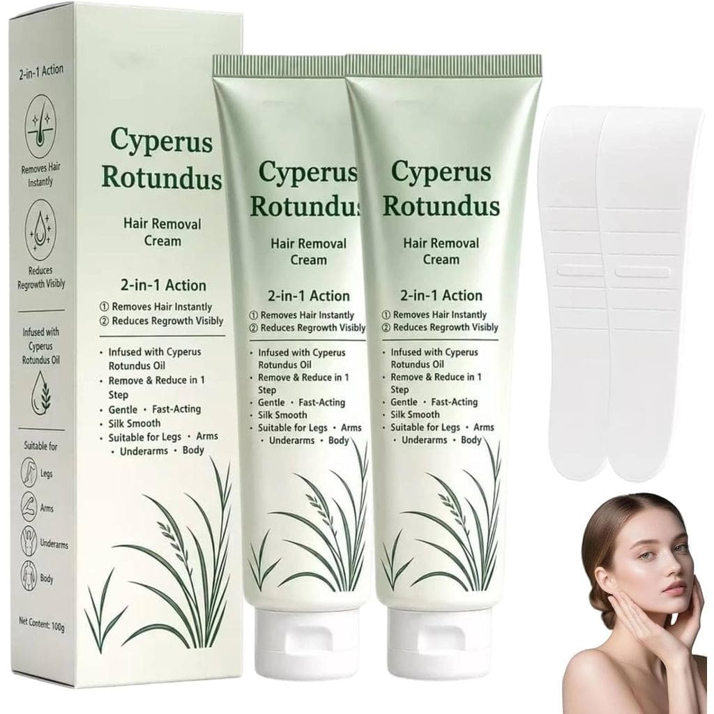 Creme Depilatório Age Vance Cyperus Rotundus, Depilação Agevance, Óleo de Cyperus Rotundus para Depilação, Fórmula Hidra