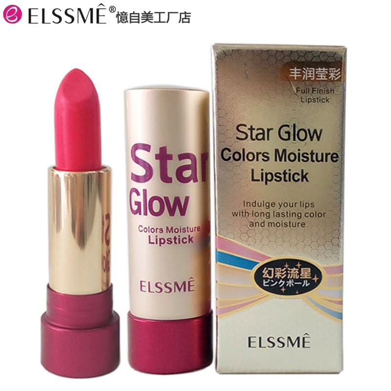 ELSSME Phantom Color Meteor Rich Color Batom EL-8119 Hidratante Cuidado Coloração Labial 3.8g