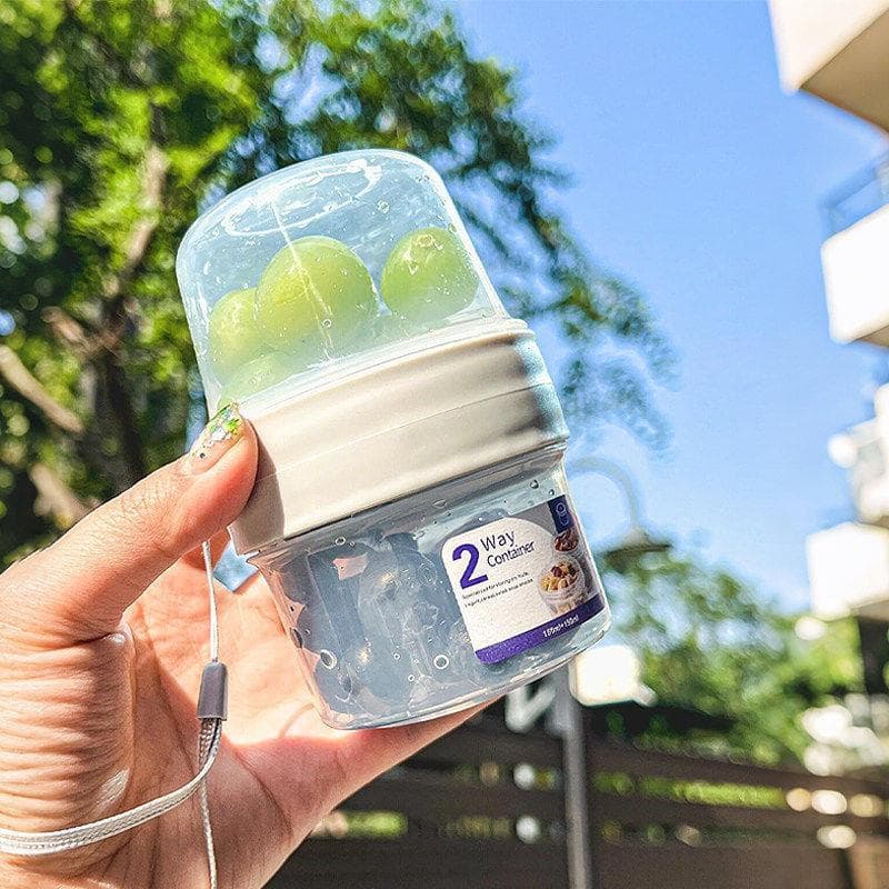 Caixa de frutas para estudantes da escola primária, copo de frutas dedicado, caixa para manter fresco, caixa Bento de qu