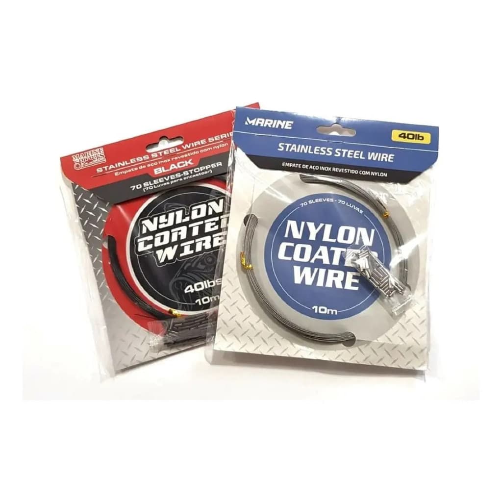Cabo De Aço Pesca Encastoar Coated Wire 90 Libras##