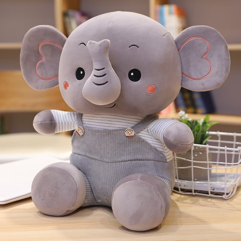Tamanho pequeno cinta boneca elefante brinquedo boneca travesseiro Ragdoll crianças boneca presente de pelúcia menina bo