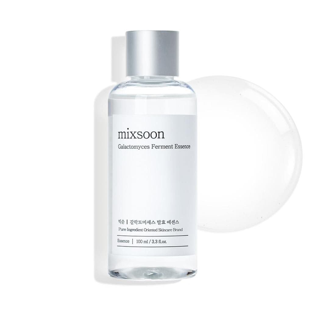 mixsoon Galactomyces Ferment Essence - Essência Hidratante Profunda e Clareadora para Suavizar a Pele Opaca e Irregular