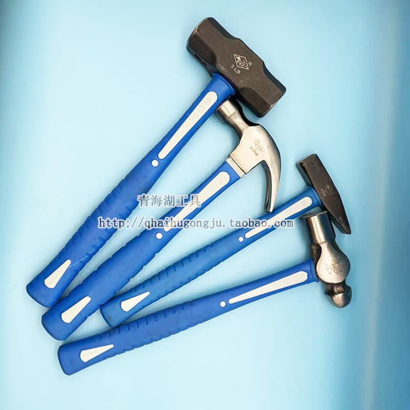 Qinghai Lake Tool Martelo Octogonal Martelo de Garra Martelo Coberto de Plástico Cabeça Redonda Fitter à