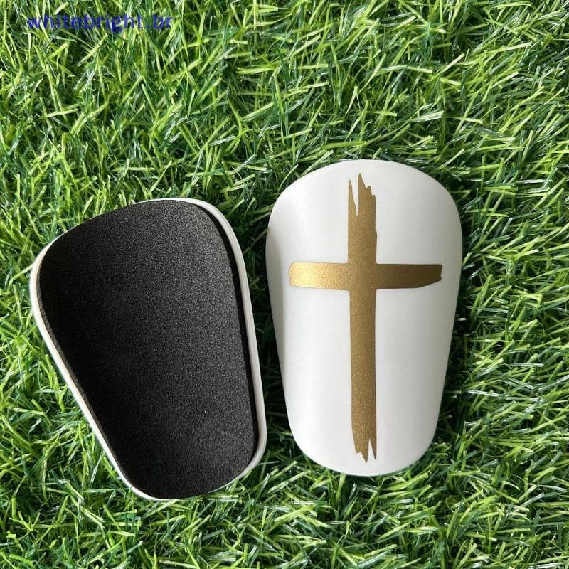 WT 2 Peças Caneleiras De Futebol Com Absorção De Choque , Pequenas Protetoras Para Pernas Leves Em Miniatura [BR]